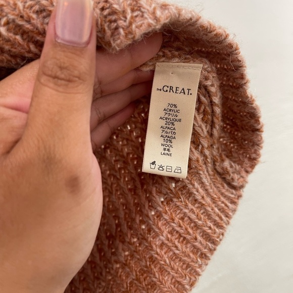 The Great Marled Bobble Cardigan Sweater Pink Savanna Rose Size 0 - Picture 6 of 6